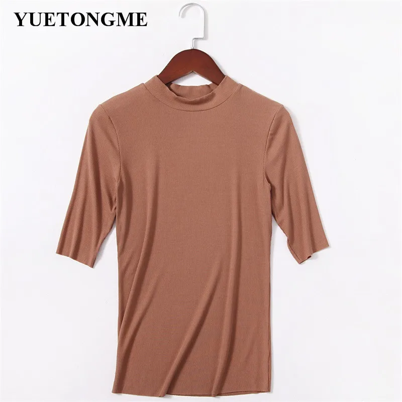 YUETONGME-autumn-2018-T-Shirt-Women-New-t-shirts-women-tshirts-women-O-Neck-HALF-Sleeve (1)