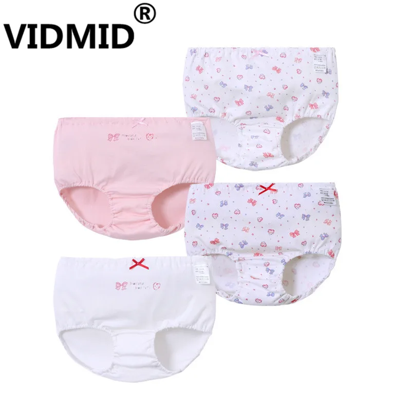 

VIDMID Kids girl Underwear Cute Cartoon bow Children's Pants Soft cotton Kids Briefs Underpants Briefs Baby girl panties 7010 87