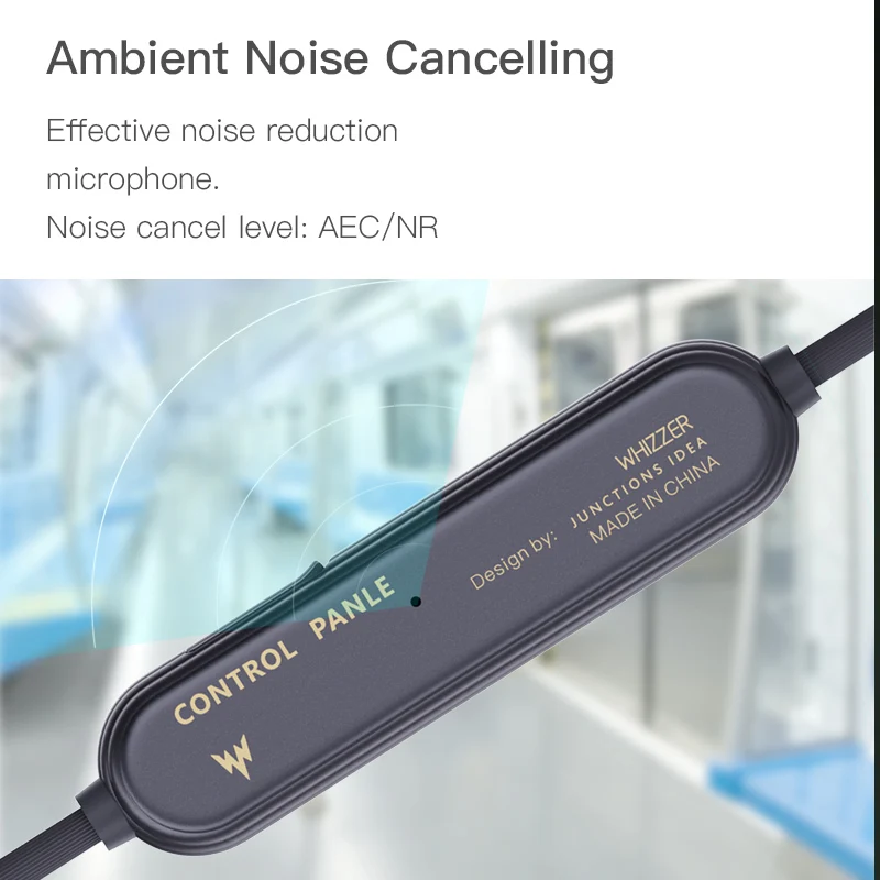 Whizzer J2 Bluetooth наушники беспроводные магнитные с микрофоном Стерео Auriculares наушник
