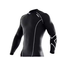 2XU Men’s Compression Tights T Shirt jogges Bicycle Fitness tees Long Sleeve Moisture Wicking Quick-drying T-shirt