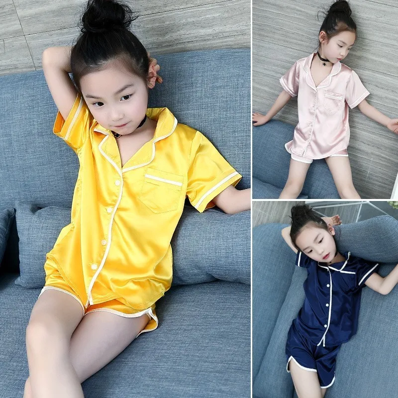 big girls pajamas size 10 14 15 16 8 4 6 9 summer 2018 sleepwear kids