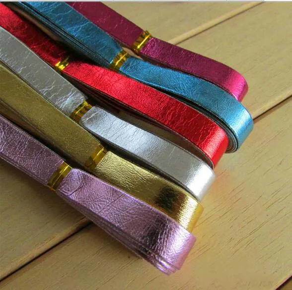 

1cm Width Children Hair Accessories Pu Bands of Shiny Hairpin DIY hand hoop material accessories 10Meter/Lot