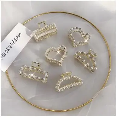 

Drop shipping CYSINCOS Fashion Hot Sale Pearl Hairpin Female Hair Accessories Rhinestone Hair Accessories Hairpin
