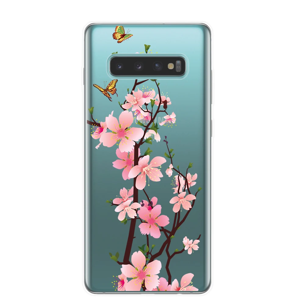 Мягкий силиконовый чехол для samsung Galaxy S10 5G S10E S10+ Plus чехол s прозрачный силиконовый чехол для телефона samsung M10 M20 чехлы