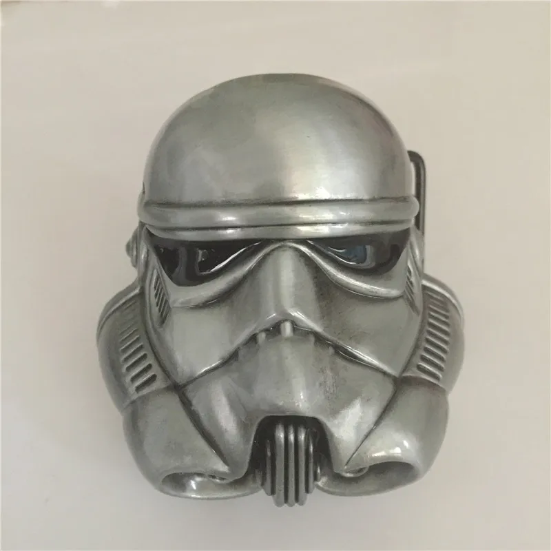 New Movie Star Wars Belt Buckle for Men's 80*79mm Silver Stormtrooper