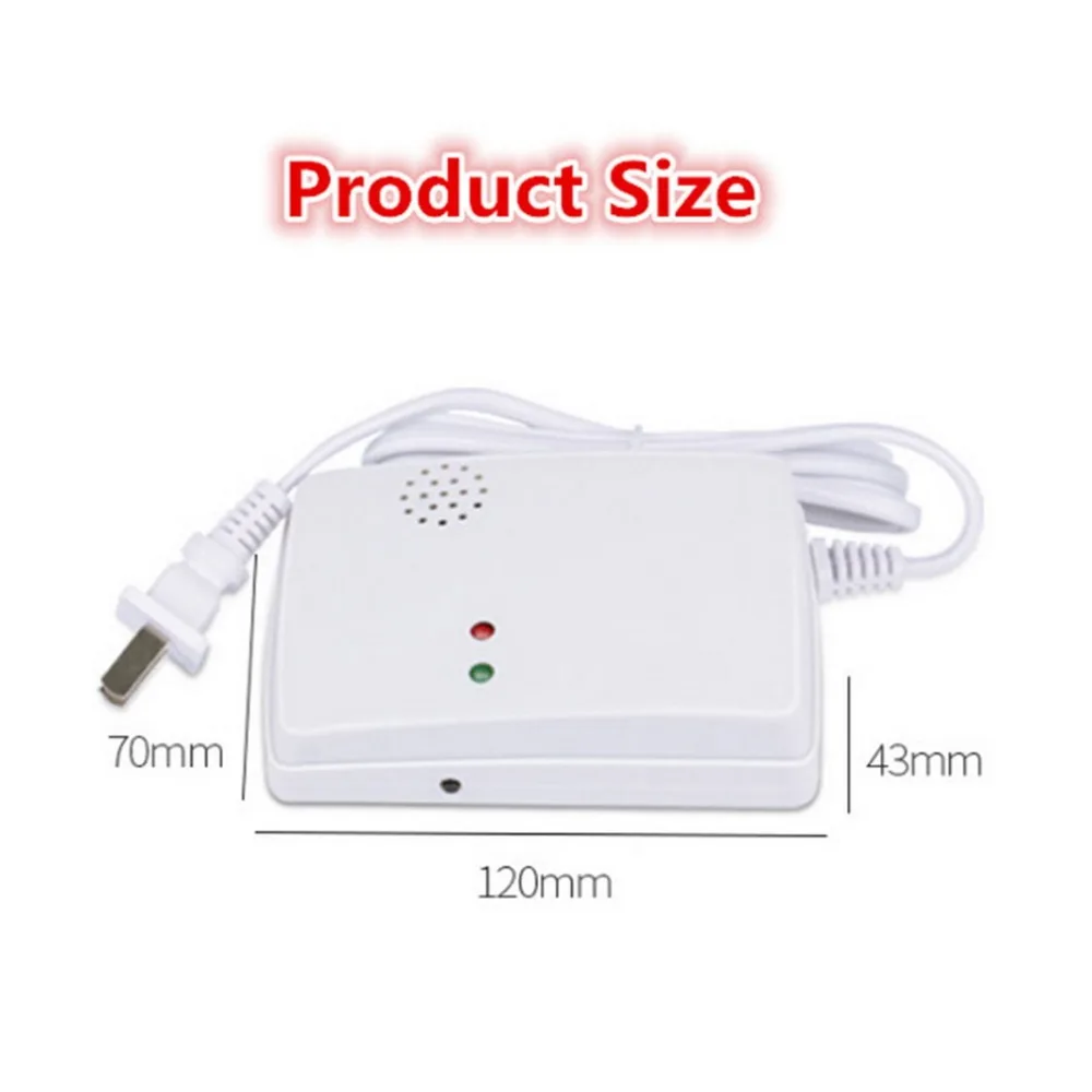 

Portable Gas Leak Detector Propane Butane Methane Natural Gas Safe Alarm Sensor For Home Security Tool with Indicator Light