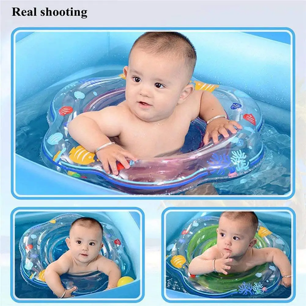 

New Non-slip Safe And Comfortable Swimming Ring Inflatable Pool Float Outdoor Swim Accessories For Baby Children Toddlers