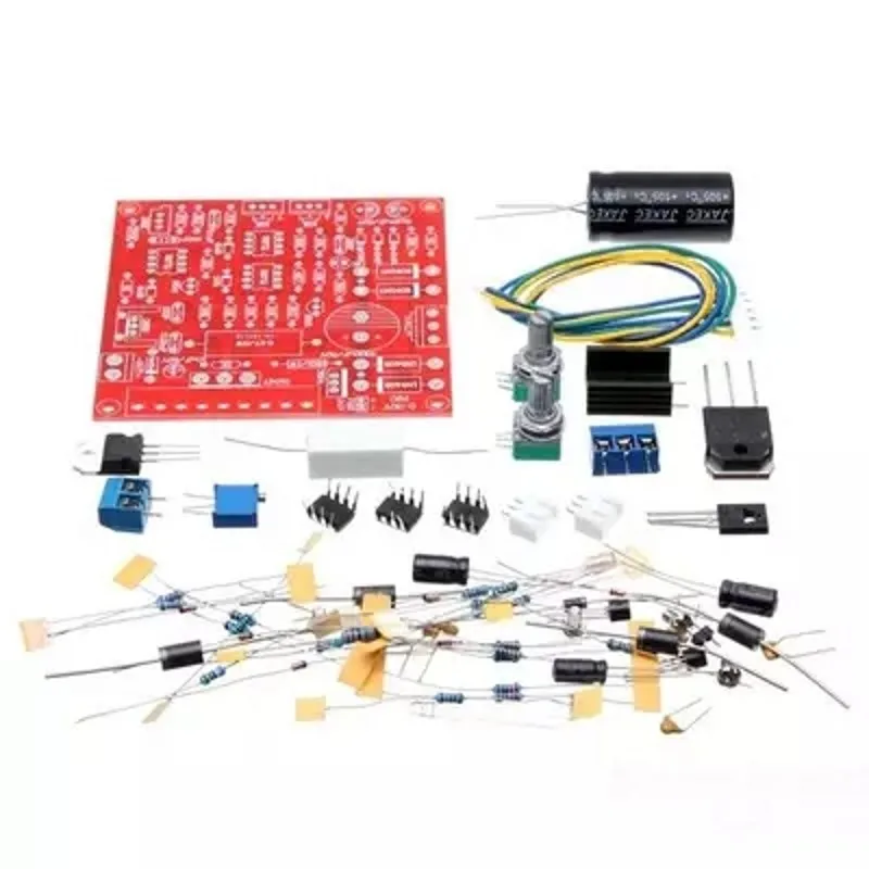 Красный 0-30V 2mA-3A непрерывный Регулируемый DC Регулируемый источник питания DIY Kit для школы, обучения лаборатории l1105