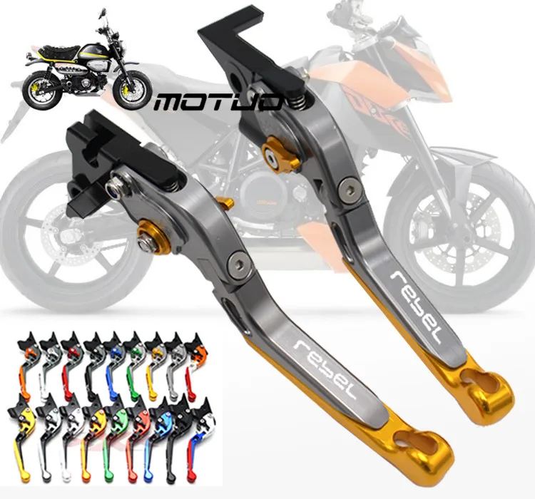 

For Honda CMX 500 CMX300 Rebel 2017 2018 Motorcycle CNC Brake Clutch Levers Adjustable Extendable Foldable
