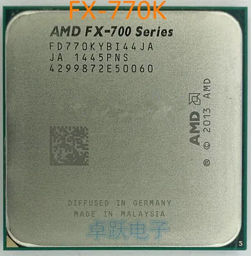 AMD FX-Series FX-770K FX 770 K FX 770 K 3,5 GHz четырехъядерный процессор 65W процессор FD770KYBI44JA разъем FM2