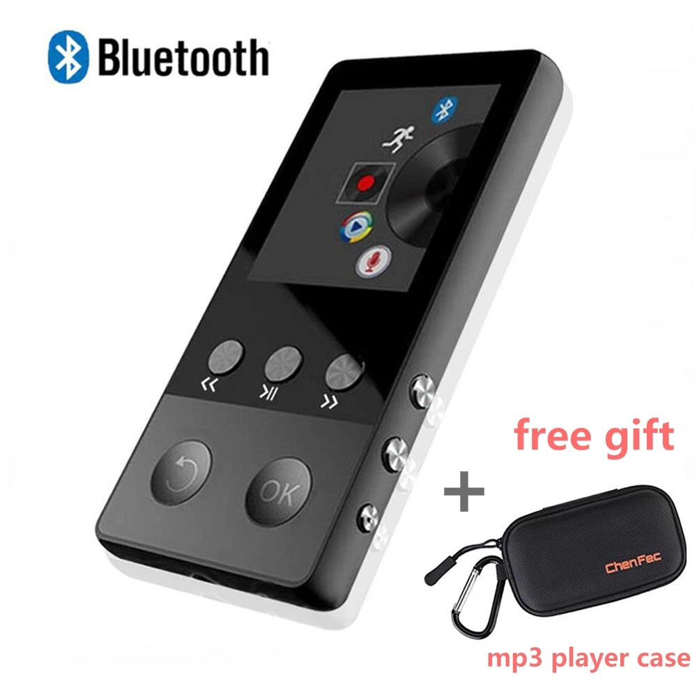 

Sport Bluetooth MP3 Music Player 8GB Portable Audio Video Player with FM Radio Voice Recorder + free gift mp3 player case/box