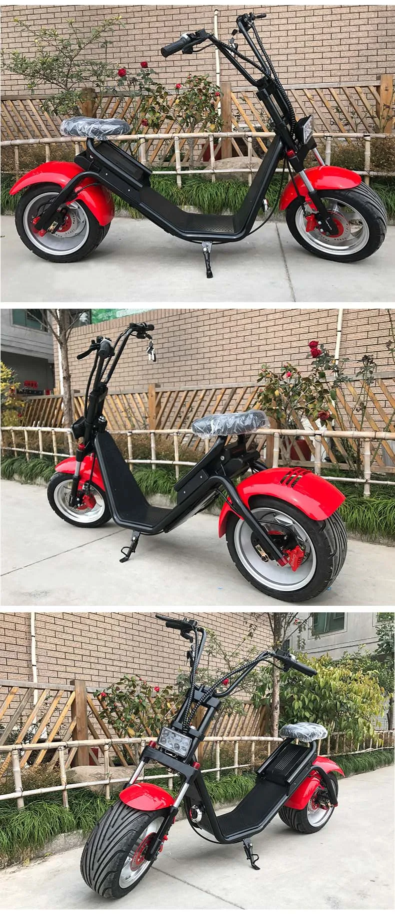 Excellent Citycoco Electric Scooter Bicycle Adult Two-wheeled One People Super Newest Reliable Quality from Factory Direct Sale 6