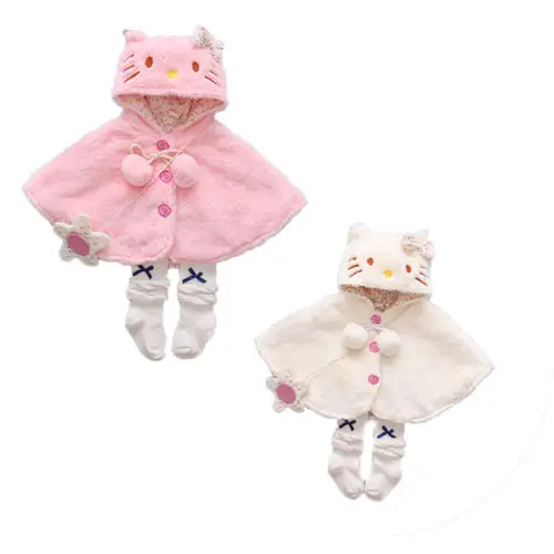 

Newborn Baby Girls Thick Coat Hooded Cloak Jacket Outwear Coat Clothes