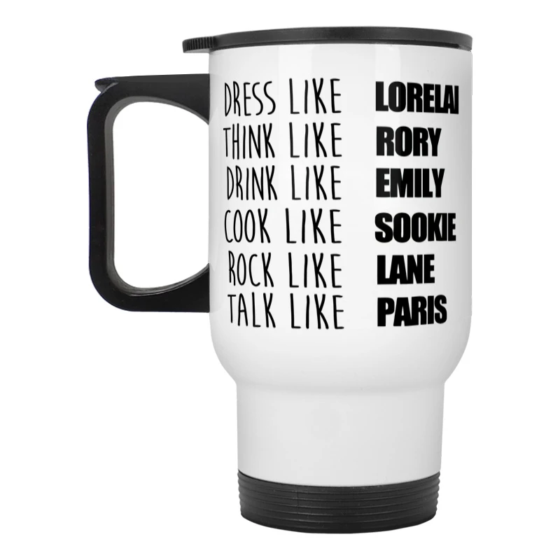 gilmore girls travel mug