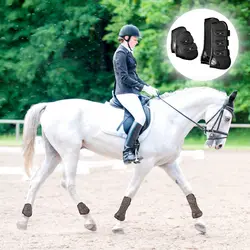 Регулируемые сапоги для ног нога лошади конная Передняя Задняя Нога защита конного сухожилия