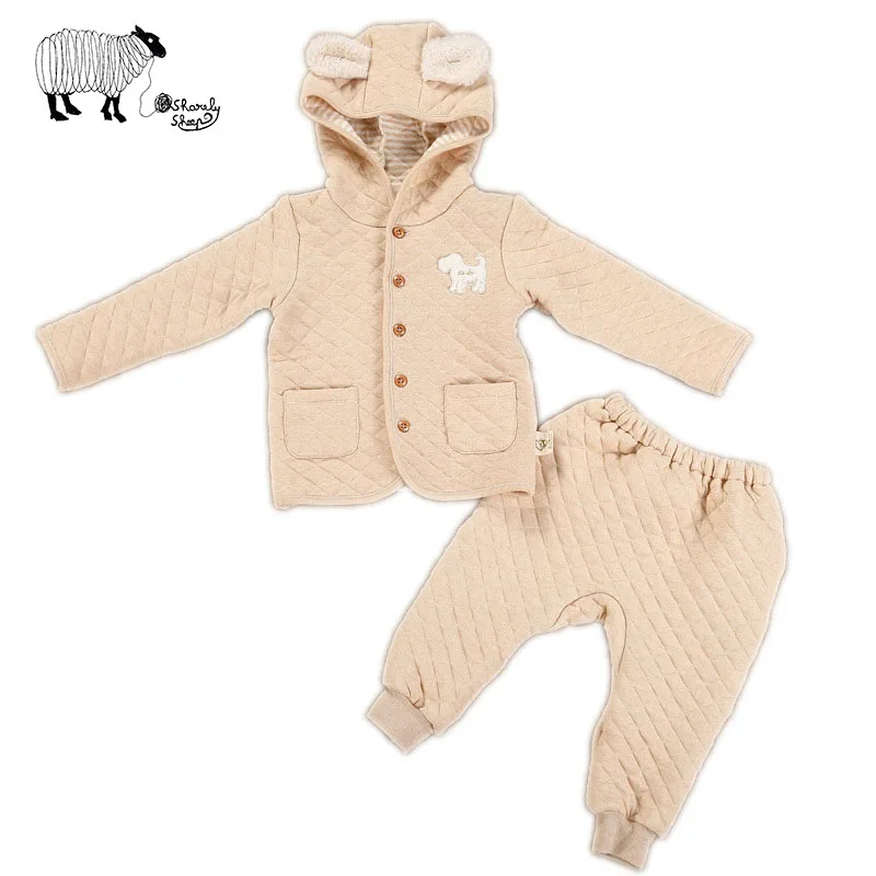 

Infant Baby Girl Boys Winter Long Sleeve Organic Cotton Outfits Clothes Toddler Tiny Little Baby Cute Rabbit Hooded Sets Costume