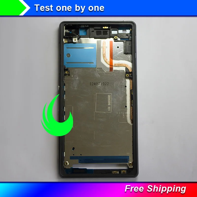 

Original Middle Frame For Sony Xperia Z2 L50w D6503 D6502 Front Housing Middle LCD Bezel Plate Replacement+Side Button +Track