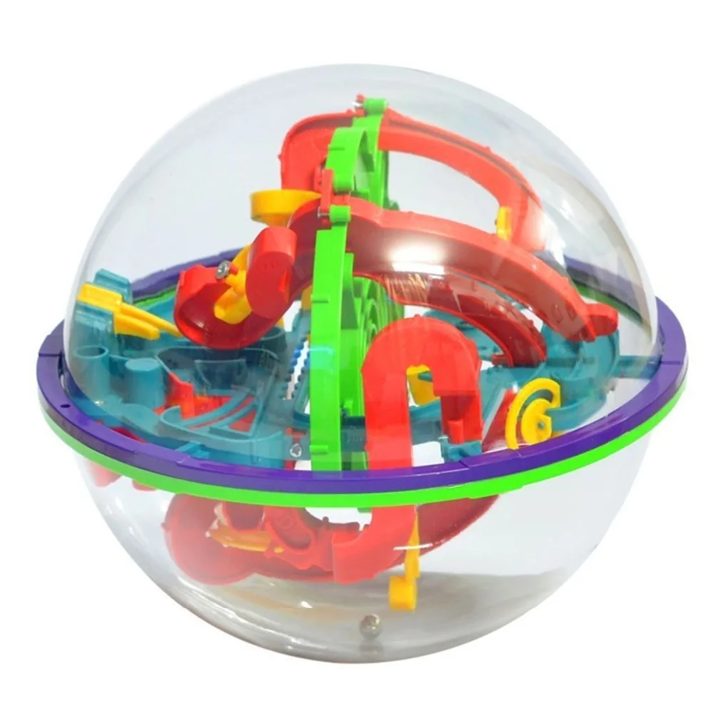 

100 Steps 3D puzzle Ball Magic Intellect Ball with gift educational toys Puzzle Balance Logic Ability Game For Children adults