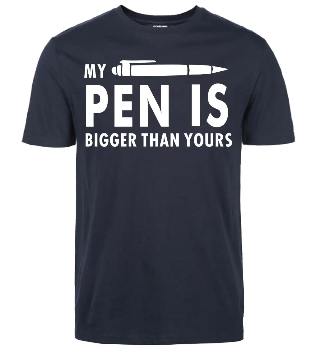 Моя ручка больше, чем ваша смешные футболки мужские harajuku футболки уличная футболка топы pp брендовая одежда забавные футболки