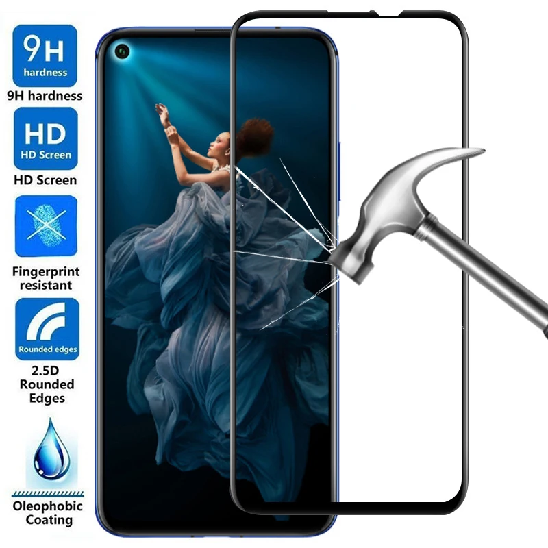 Закаленное стекло для Huawei Honor 20 Lite Защита экрана Pro View V20|Защитные стёкла и плёнки| |