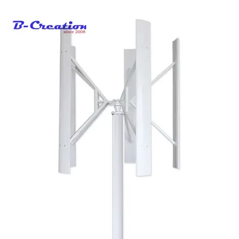 

Factory direct sales 300W Vertical Wind Turbine Generator Low Wind Speed Starting Rated with wind controller
