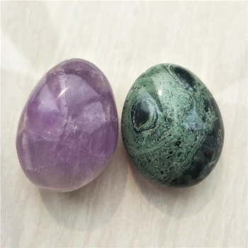 

Amethyst tumbled palm stone+peacock eye stone green stone kambaba jasper fossil crystal palm stone mineral