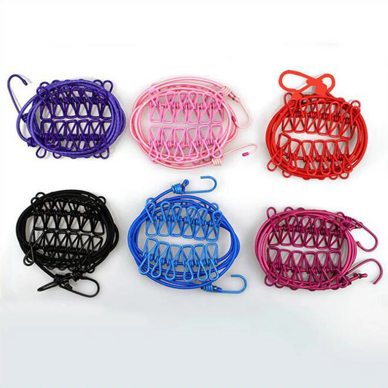 180 cm Portable Multifunctional Drying Clothes Clothes Hanging Rope