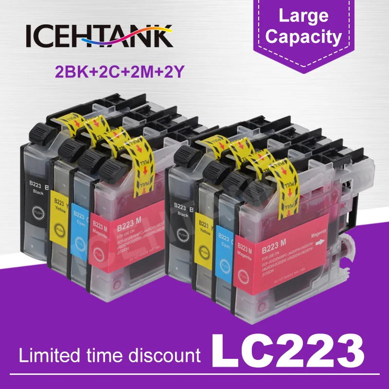 Картридж с чернилами ICEHTANK LC223 LC225 для Brother LC 223 MFC J5720DW J480DW J680DW J880DW DCP-J4120DW J562DW |