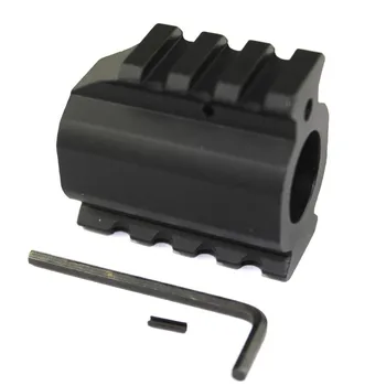 

Airsoft 0.75 Inch Low Profile Top-Bottom Picatinny Rail Mount 2 Rails Gas Block Fit For 0.75" .223 Caliber Barrel 19MM 1-0007