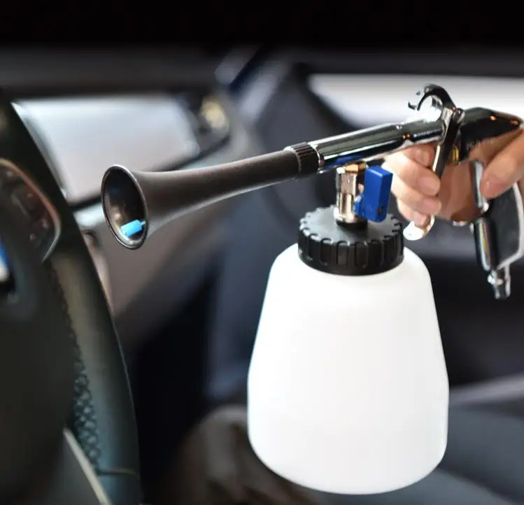 Online Interior del coche profundo de limpieza de alta presión pistola tornado de asiento de coche de techo brecha de limpieza de alta presión pistola herramienta de limpieza