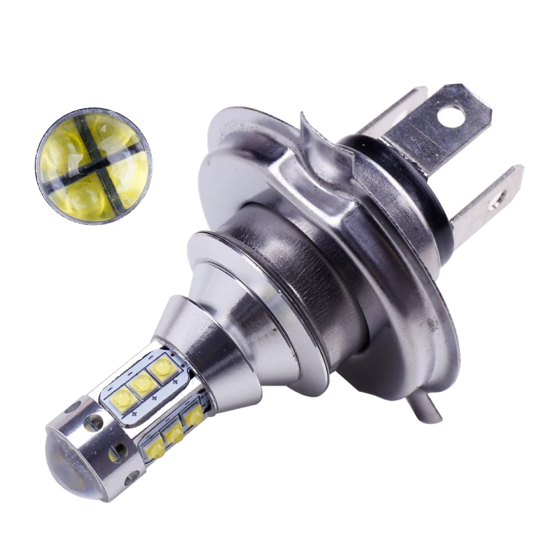 2Pcs H4 LED Bulb Super Bright 12 3535SMD Car Fog Lights 12V 24V 6000K White Driving Day Running Lamp Auto Led H4 Bulb (1)