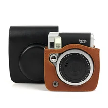 Чехол-сумка для камеры Fujifilm Instax Mini 90 NEO из искусственной кожи с плечевым ремнем Instax Mini 90 Чехол-сумка защитный чехол