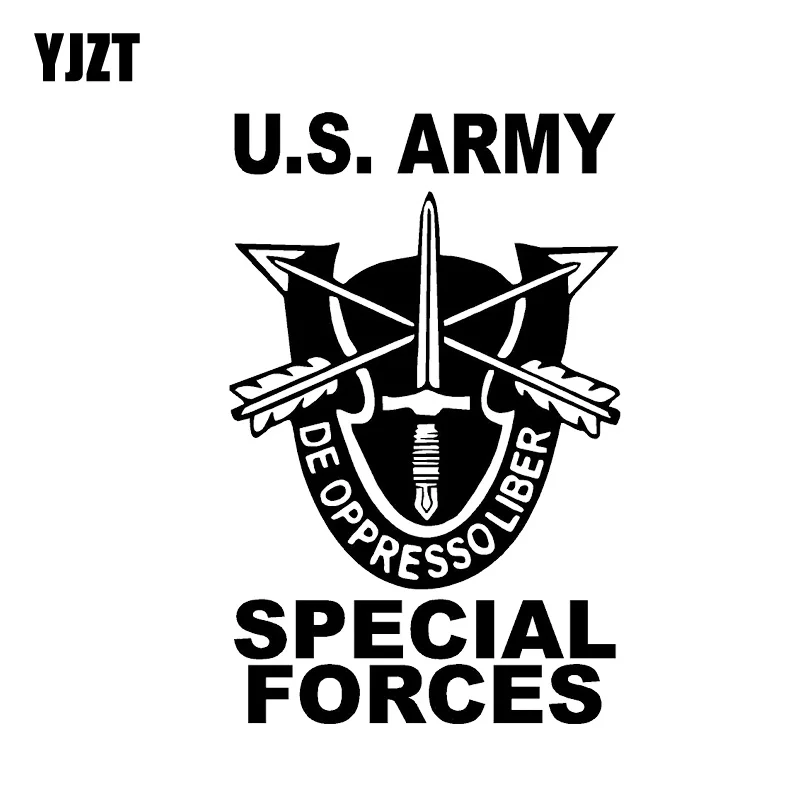 YJZT 9 2*14 2 см солдат спецназа армии США покрывает тело воина автомобиля стикер