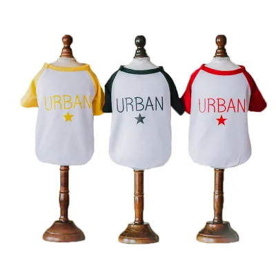 

Free Shipping Pet Clothes Poodle Dog Small Tshirt Summer Clothes Ropa Perro Pet Clothes Summer Cotton Dog Clothes Vest X008
