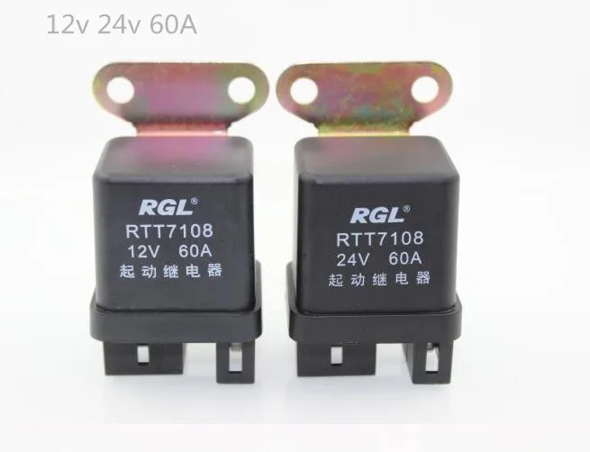 5 Sets 12v24V 60A high quality Auto Relay Automotive Relay truck motor
