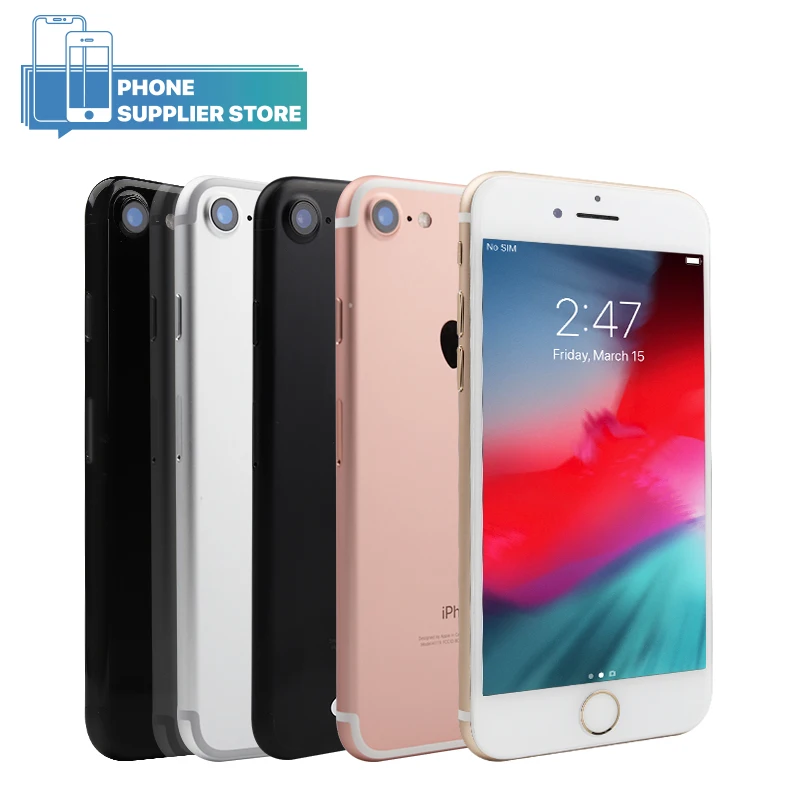 

Apple iPhone 7 Smartphone 32GB/128GB/256GB ROM 4.7 inch Touchscreen Apple A10 IOS 12.0MP Camera Fingerprint 4G LTE Mobile Phone