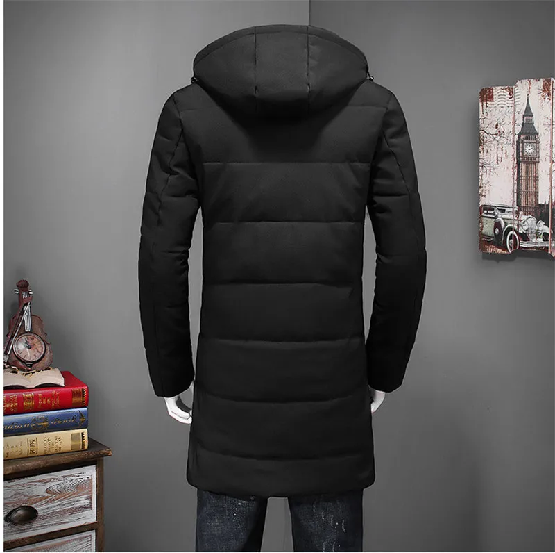 TEAEGG зимняя куртка с капюшоном s для мужчин 2019 плюс размеры Casaco Masculino человек теплая зимняя мужская куртка-парка повседневное пальто AL557
