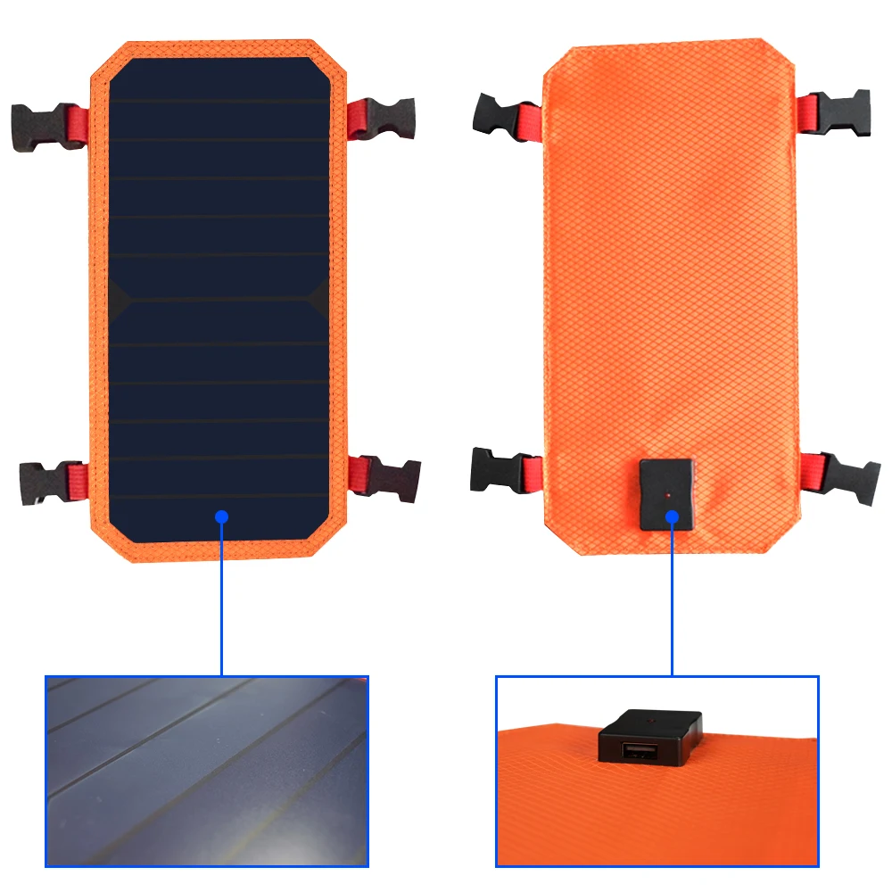 Xinpuguang, 6 Вт, 6 в, USB, Оранжевый рюкзак с солнечной панелью, аккумулятор, зарядное устройство для телефона, для спорта на открытом воздухе, кемпинга, альпинизма, туризма