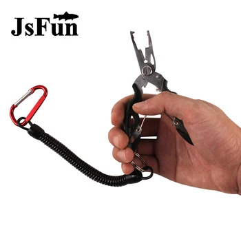 

Multifunctional Fishing Plier With Lanyard Boating Ropes Kayak Camping Secure Pliers Lip Grips Tackle Fish Tools PJ50
