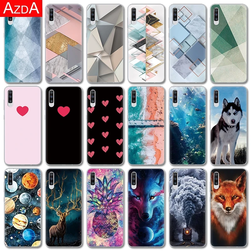

Soft TPU Clear Funda For Samsung Galaxy A70 Case Clear Silicone Shockproof Back Cover For Samsung A70 A 70 A705 A705F Phone Case