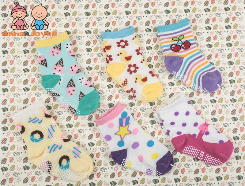 Meninos do Bebê cm para 1-3 Pares Lote Meias Criança Anti-slip Tamanho -- 15 Anos Htws0001 12 - 15 Mamãe e Bebê
