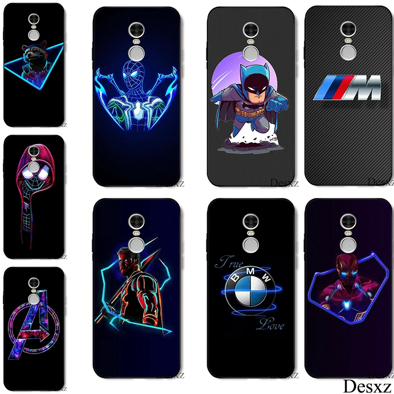 

Desxz Silicone Tpu Cell Phone Case Avengers 4 For Xiaomi Redmi Note 5 6 4 4X 7 Pro 5A GO Prime Cover