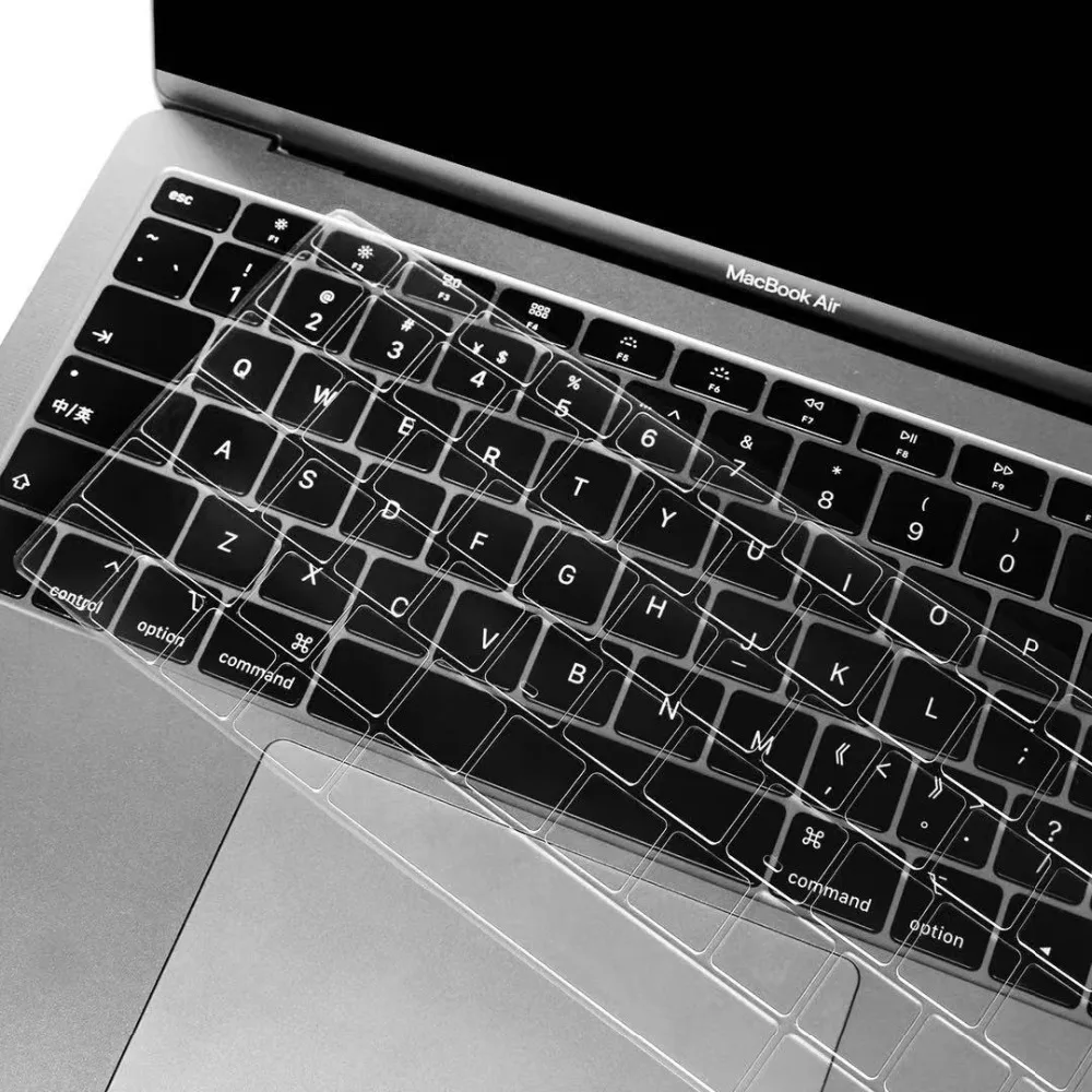 Чехол-клавиатура из ТПУ с защитой от пыли для macbook Air retina 13, новейшая модель A1932, прозрачная клавиатура