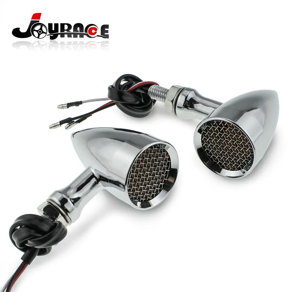 

Amber Lens 20 LED Mini Bullet Turn Signal Motorcycle Brake Light for Chopper Bobber Cafe Racer