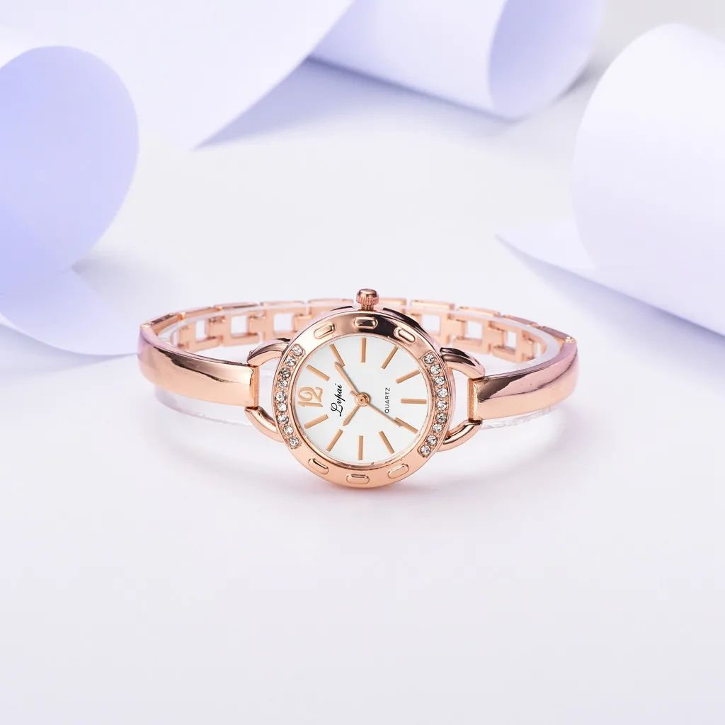Reloj mujer Для женщин часы; Мода и простота Повседневное маленький и изысканный сплав ремешок женские часы-браслет женские часы