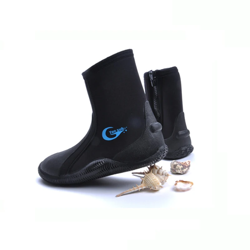 5MM Anti Slip Neoprene Scuba Diving Boots Puncture Resistant Cold Proof Keep Warm Shoes Beach