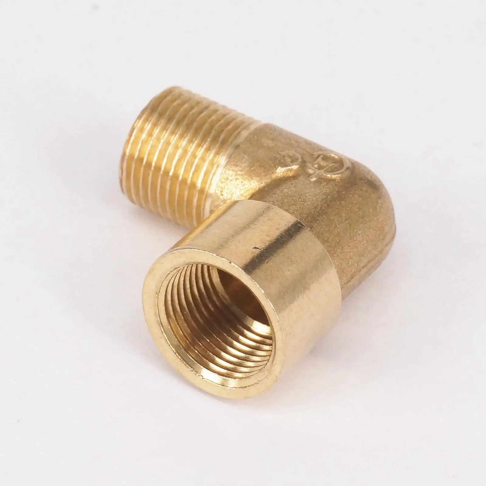 Brass ELbow Pipe fitting Connector Coupler 90 Deg 3/8" BSP Female to 3/