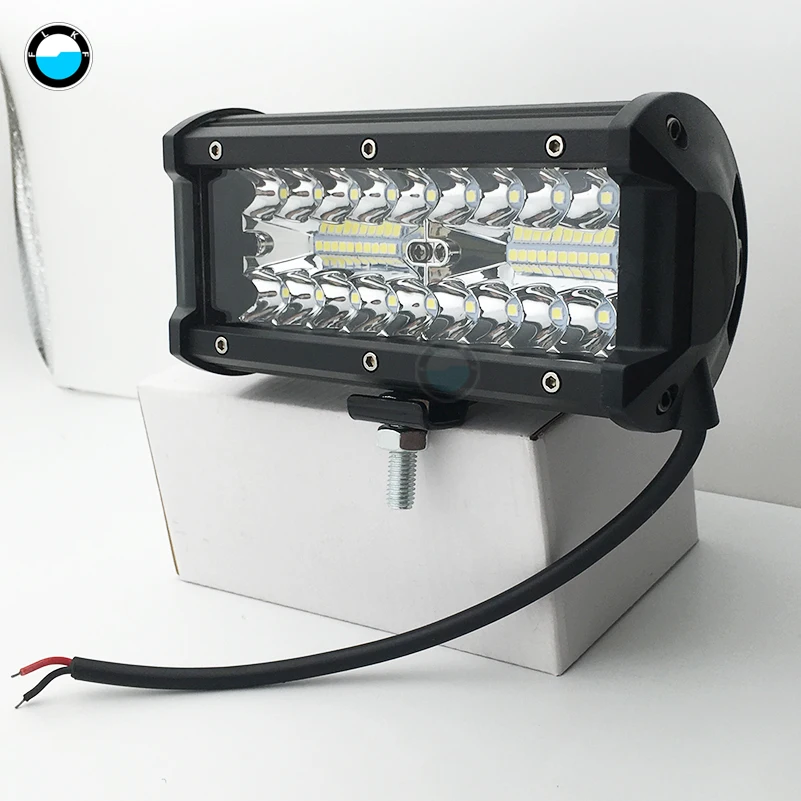 2 шт. " дюймовый 120 Вт светодиодный рабочий светильник для трактора лодки внедорожника Atv Spot Flood Combo для Jeep Ford Car 4x4