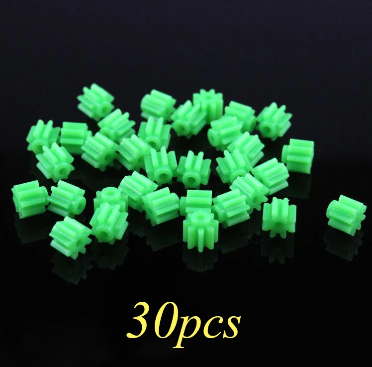 

Free Shipping 30PCS Self Made Green Pinion 8T Mini Gear For Tamiya Mini 4WD Racing Car Model