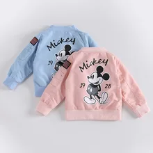 Fashion Baby Clothing Mickey Girls Boys font b Jackets b font font b Kids b font